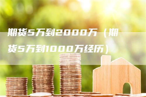 期货5万到2000万（期货5万到1000万经历）