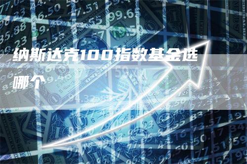 纳斯达克100指数基金选哪个