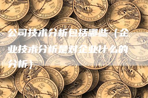 公司技术分析包括哪些（企业技术分析是对企业什么的分析）