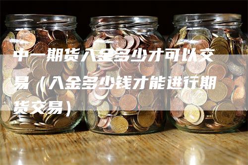 中一期货入金多少才可以交易（入金多少钱才能进行期货交易）